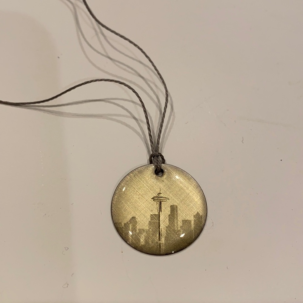 Seattle Skyline Pendant Necklace